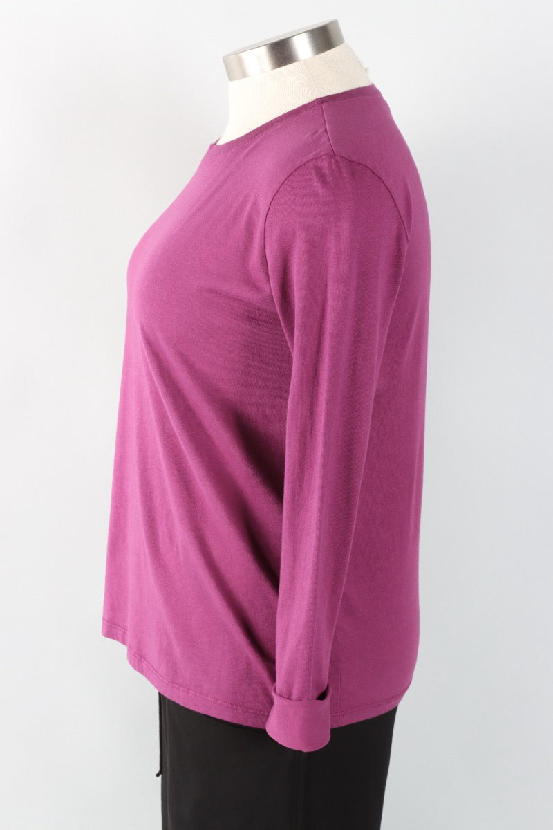 Fawbush's Only! Long Sleeve Crew Plus - Razzberry