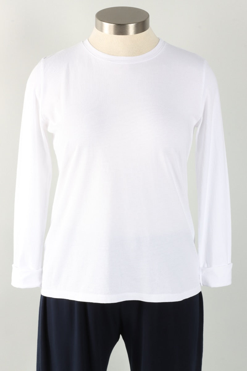 Fawbush's Only! Long Sleeve Crew - White