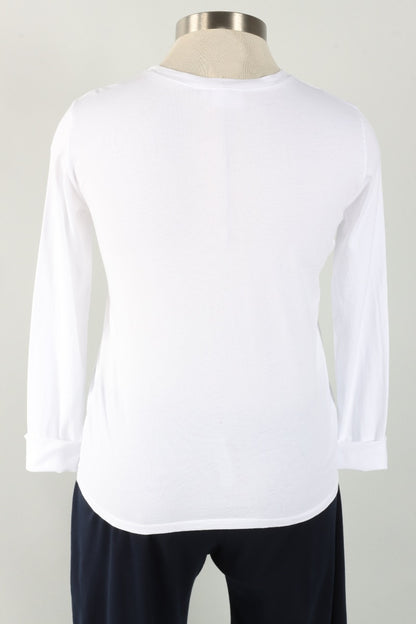 Fawbush's Only! Long Sleeve Crew - White