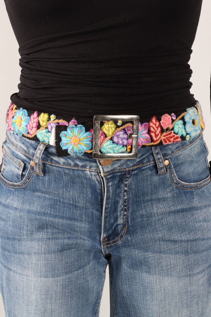 Embroidered Belt - Calista
