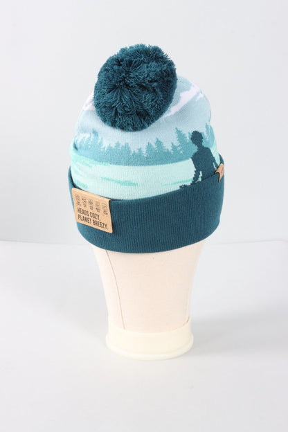 Pom Beanie - Lake Life