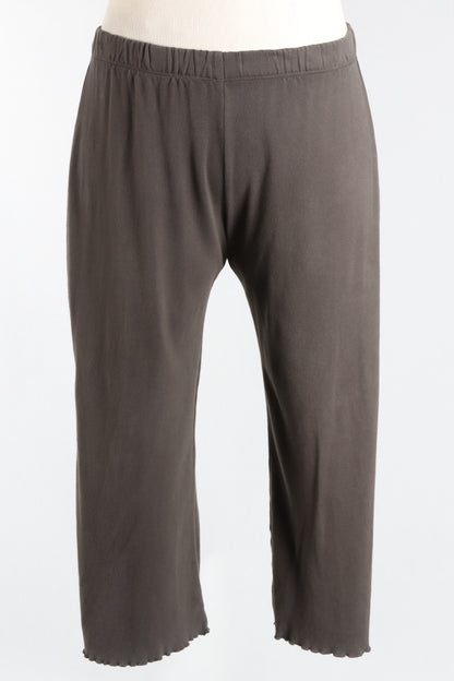 Lettuce Edge Crop Pant - Graphite