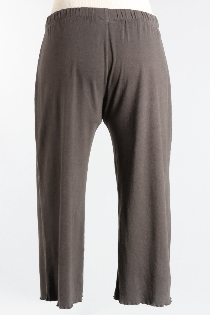 Lettuce Edge Crop Pant - Graphite