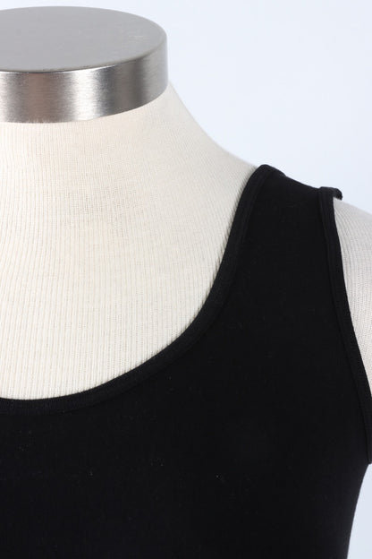 Bamboo Short Tank - Black