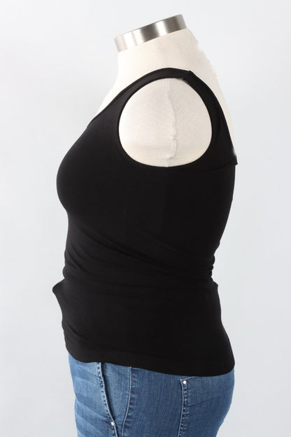 Bamboo Short Tank - Black