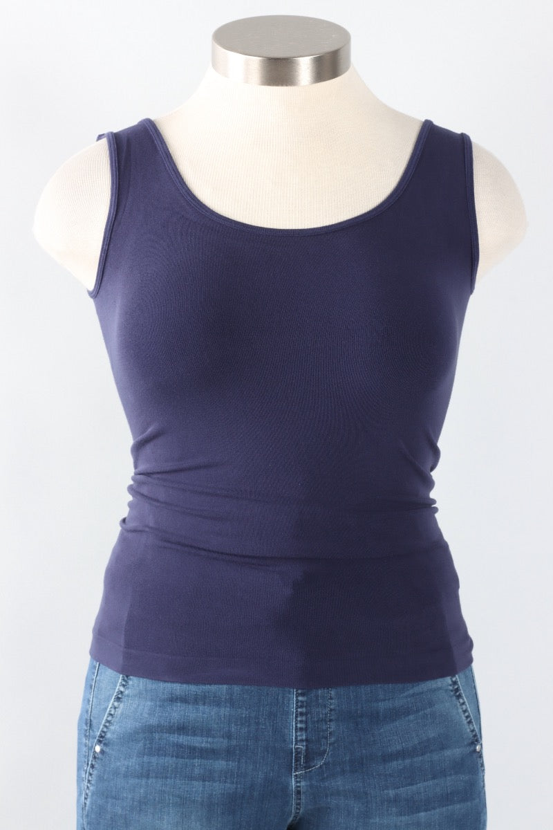 Bamboo Short Tank - Navy