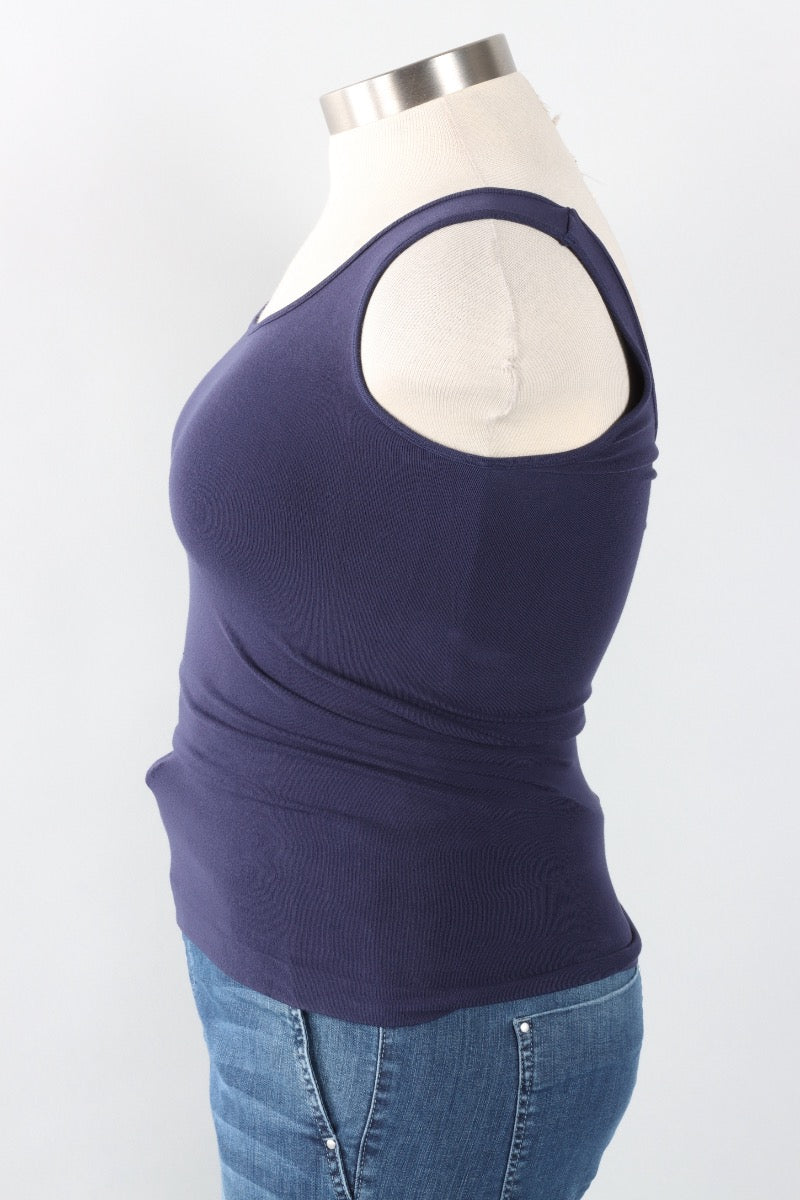 Bamboo Short Tank - Navy