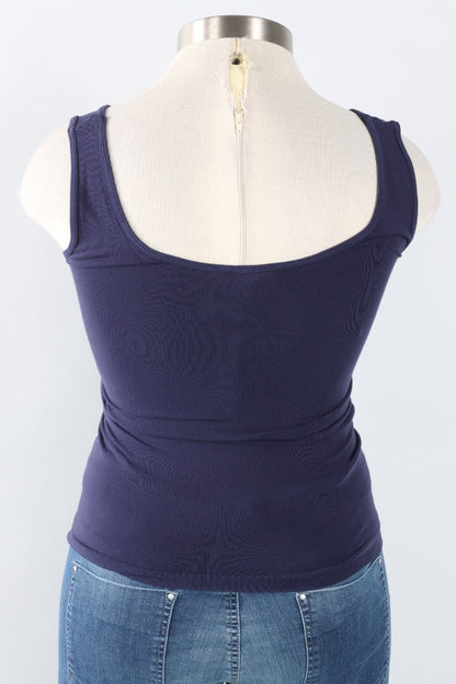 Bamboo Short Tank - Navy