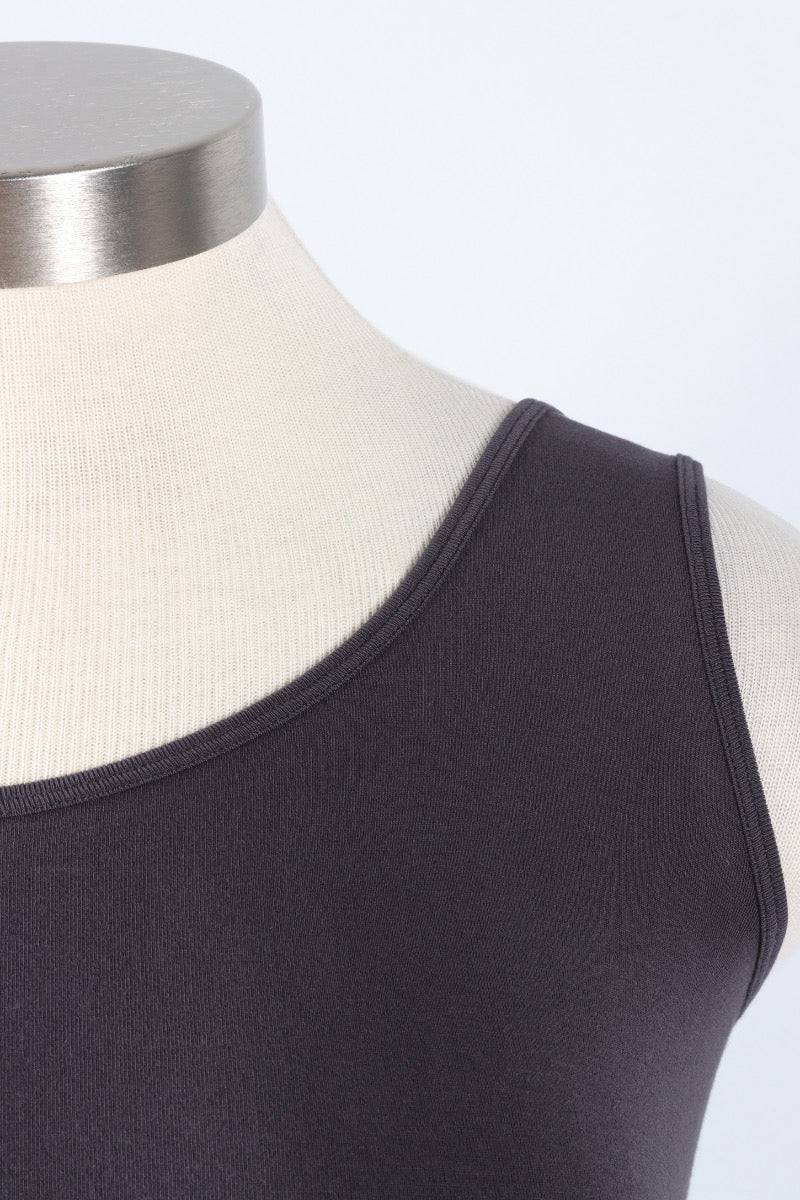 Bamboo Short Tank - Lead