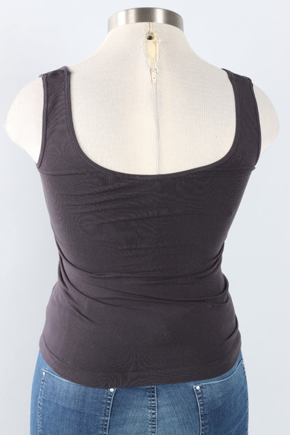 Bamboo Short Tank - Lead