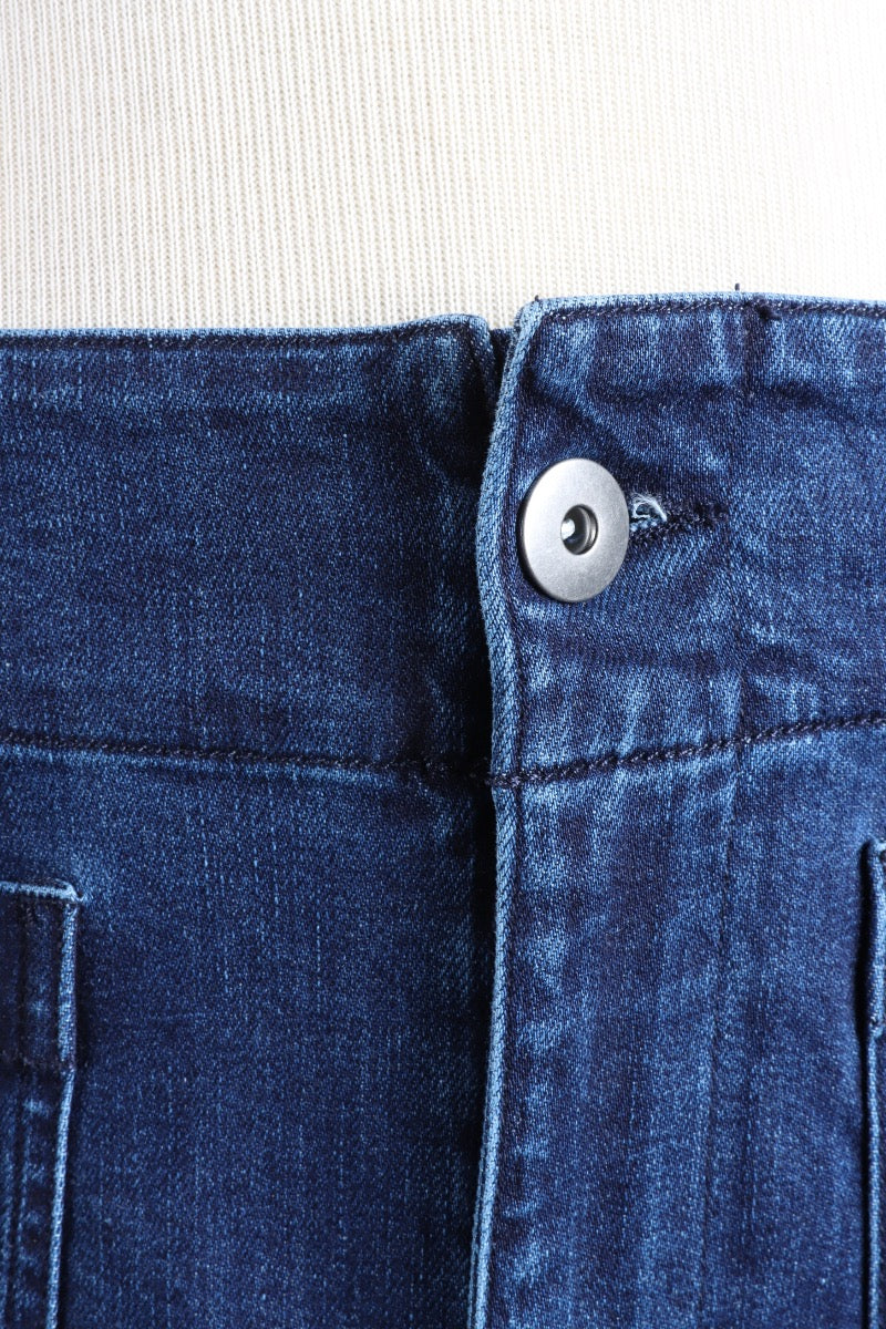 Easy Straight Skirt - Denim