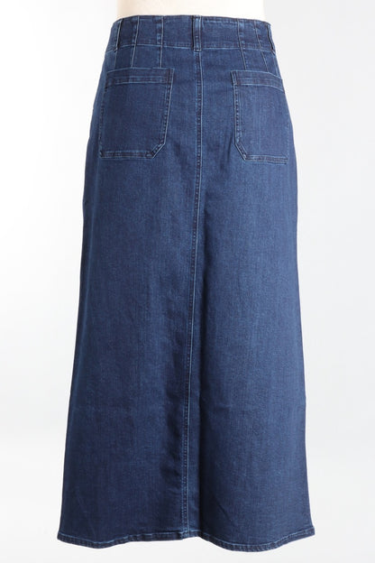 Easy Straight Skirt - Denim