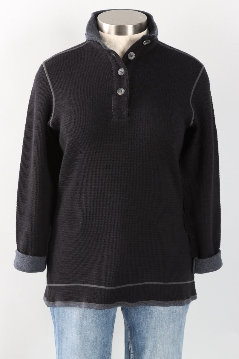 Maverick Button Up - Black