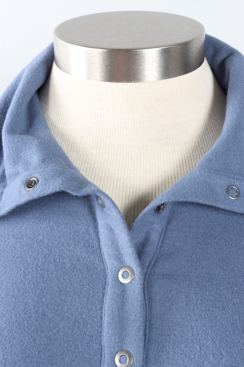 Snap To It Pullover - Denim