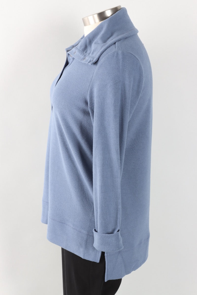 Snap To It Pullover - Denim