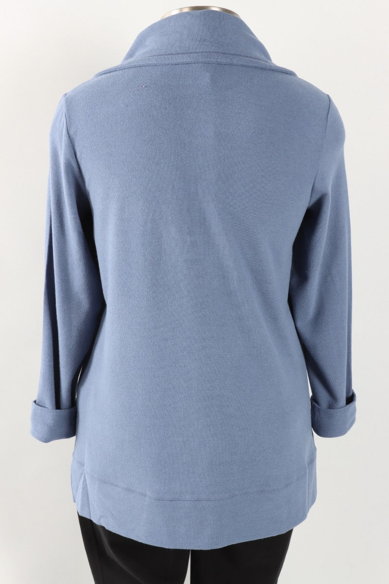 Snap To It Pullover - Denim