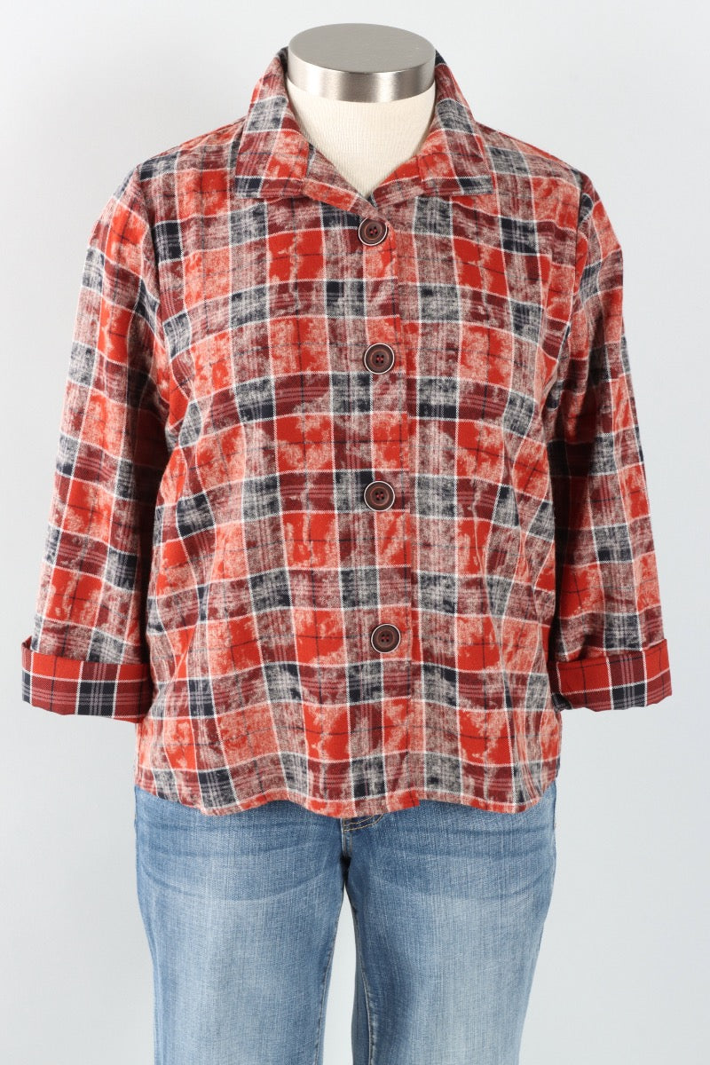 Dusty Flannel - Red