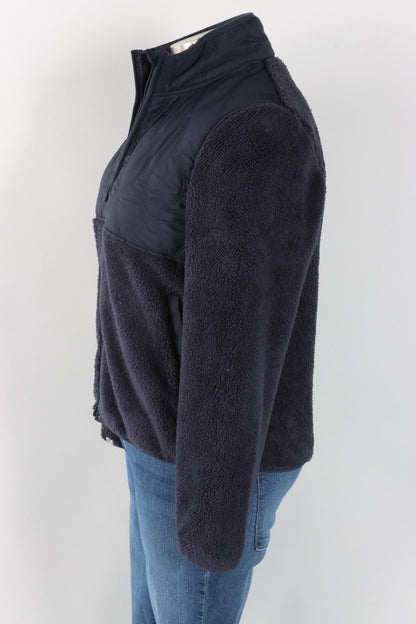 Teddy Fleece Jacket - Navy Blue