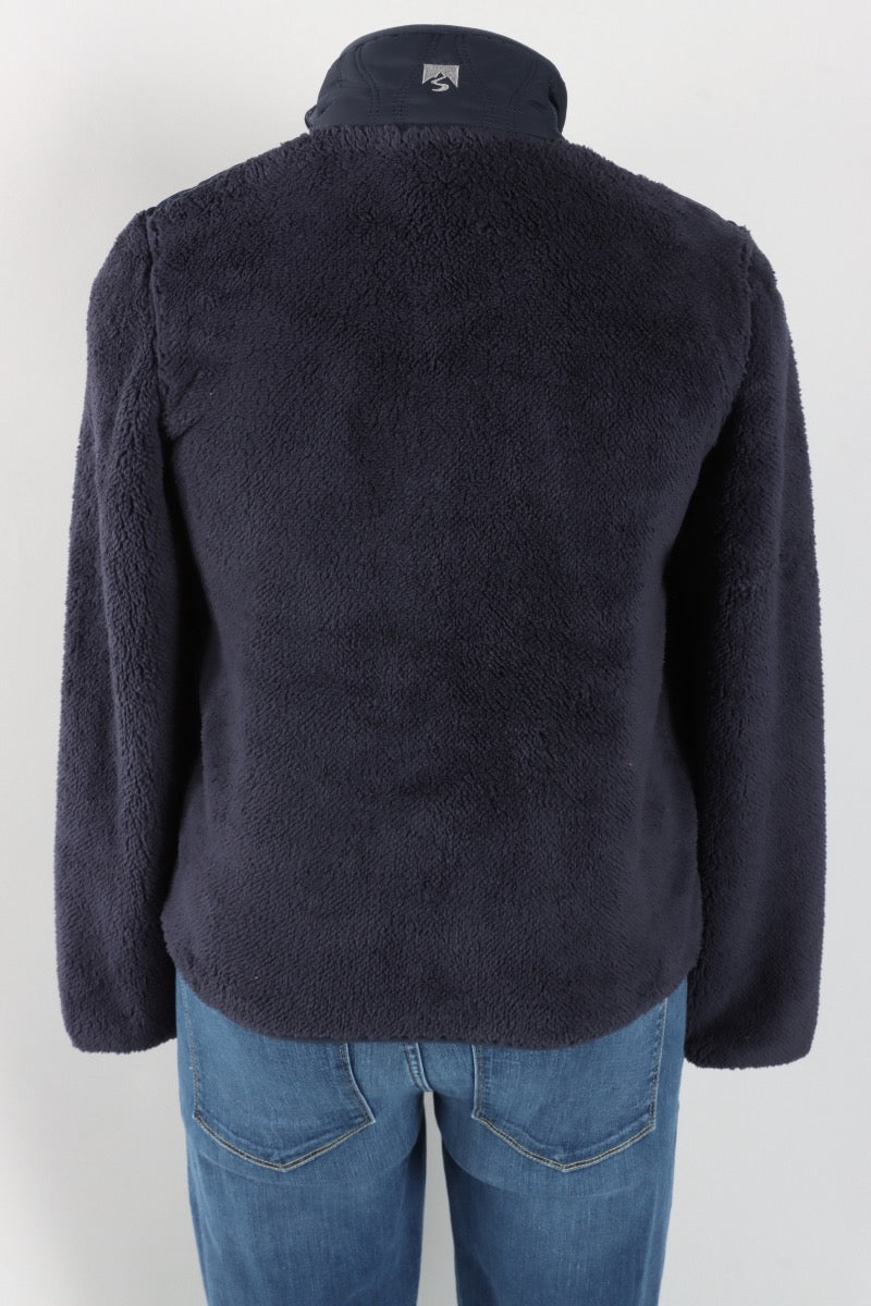 Teddy Fleece Jacket - Navy Blue