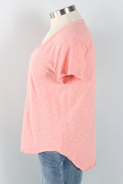 V-Neck Tee - Ash Blush