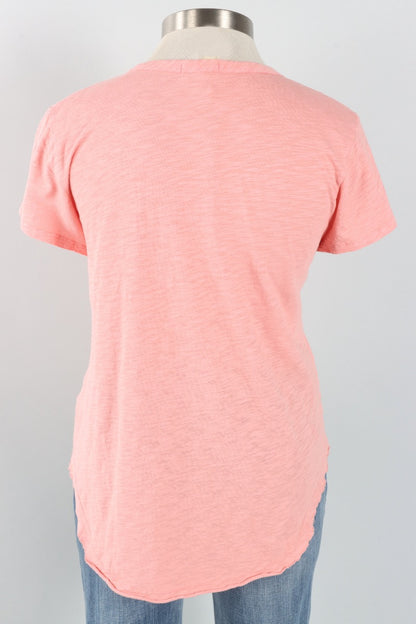 V-Neck Tee - Ash Blush