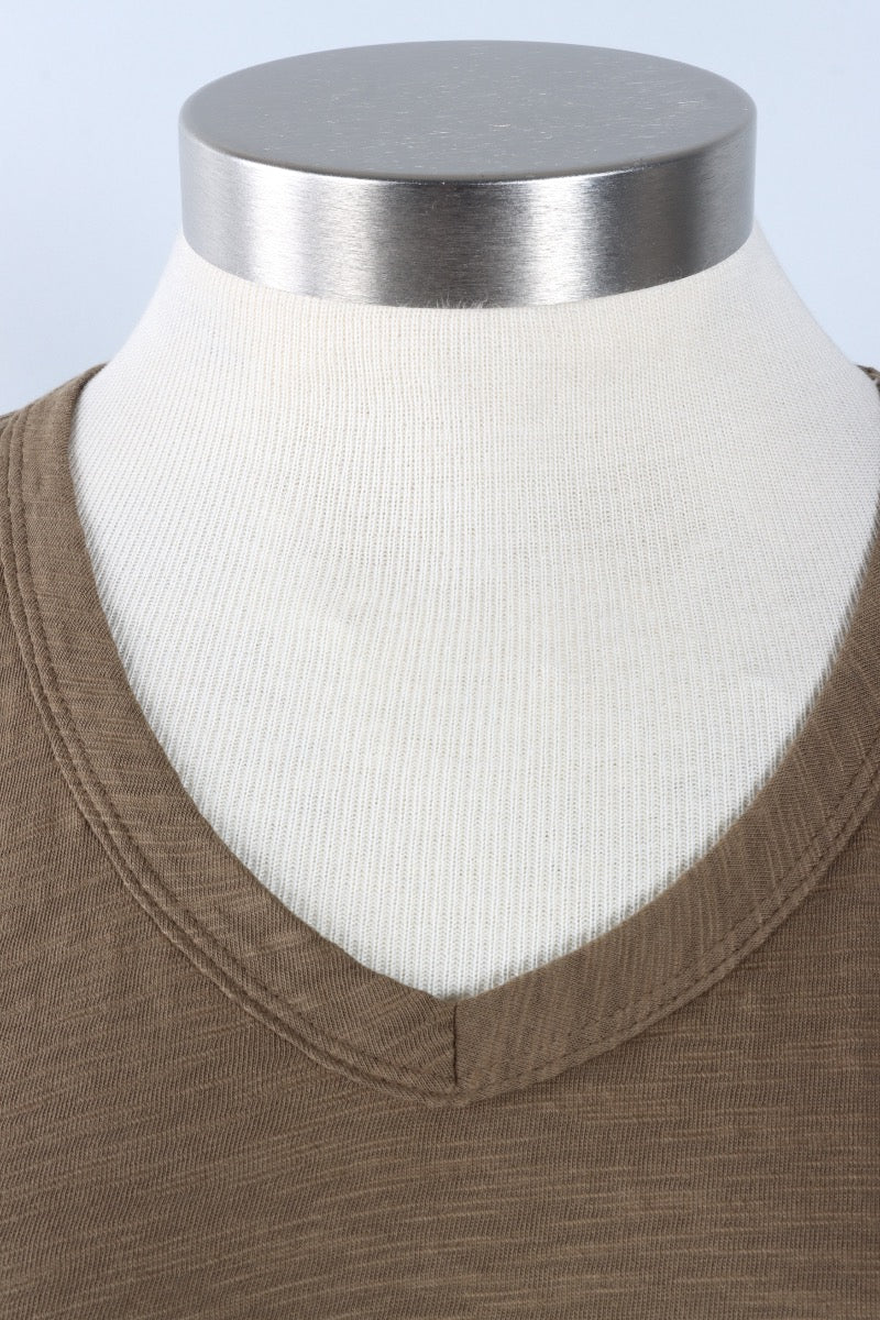 V-Neck Tee - Fern