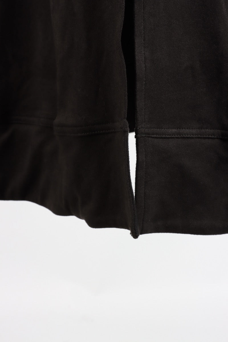 Faux Suede Skirt - Black