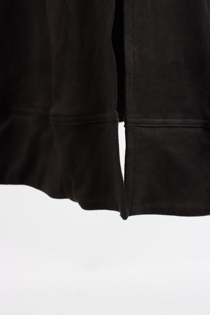 Faux Suede Skirt - Black
