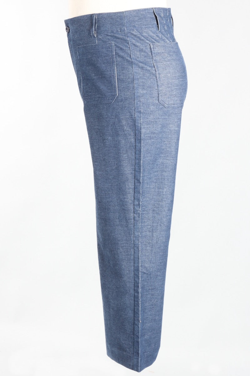 Patch Pocket Pant - Indigo Corduroy