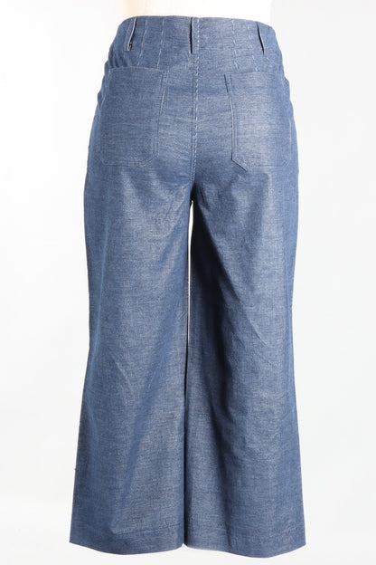 Patch Pocket Pant - Indigo Corduroy