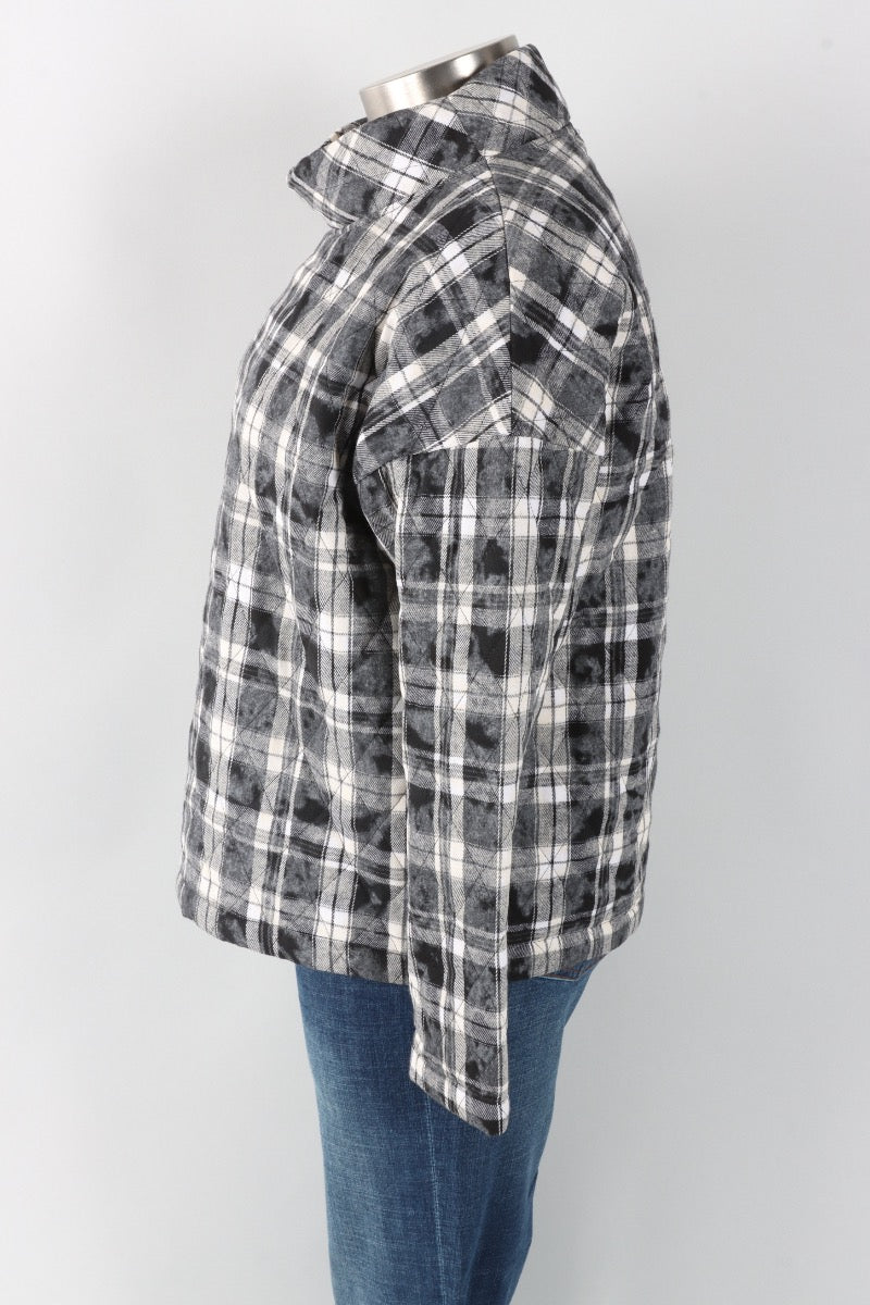 Eden Top Plus - Tartan Plaid