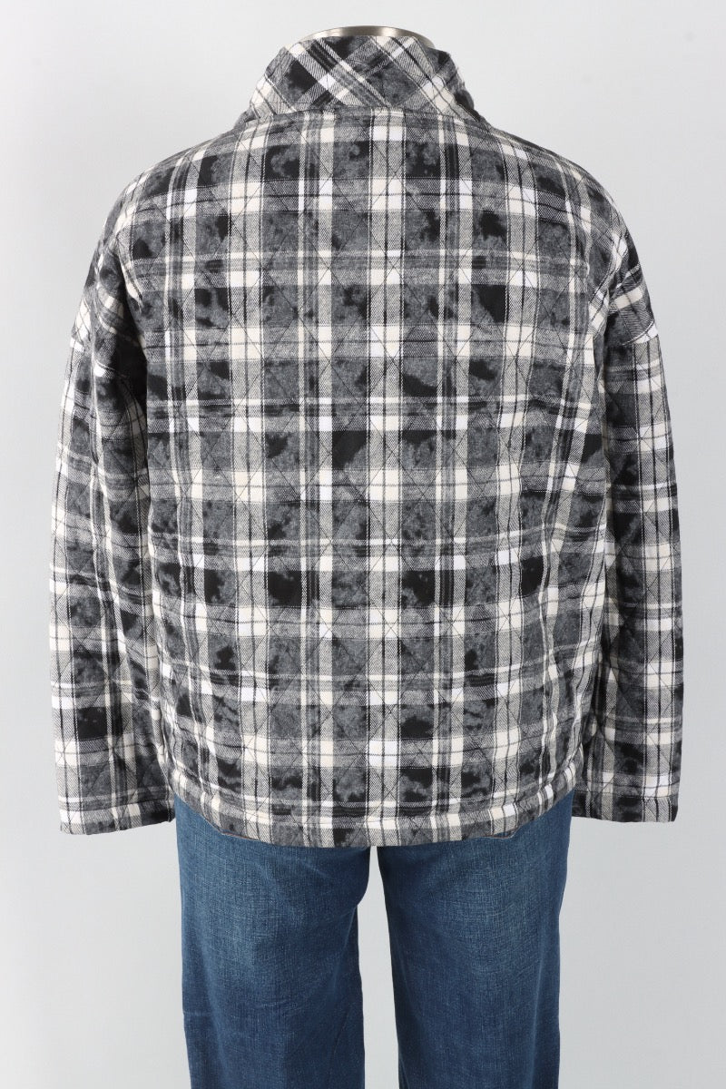 Eden Top Plus - Tartan Plaid