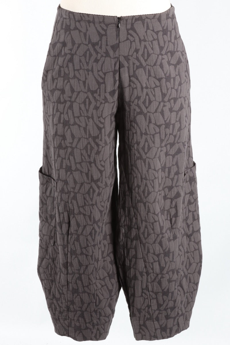 Digby Pant - Iron Monoco Brocade