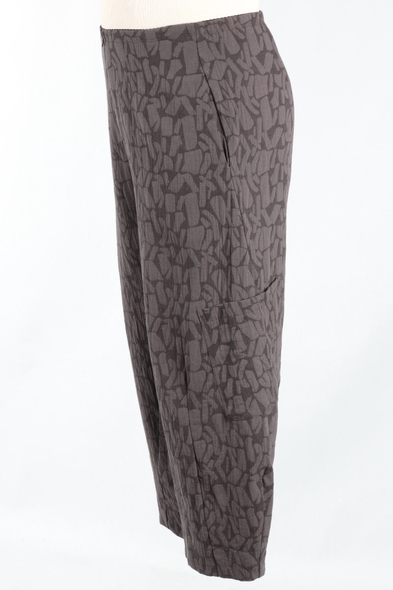 Digby Pant - Iron Monoco Brocade