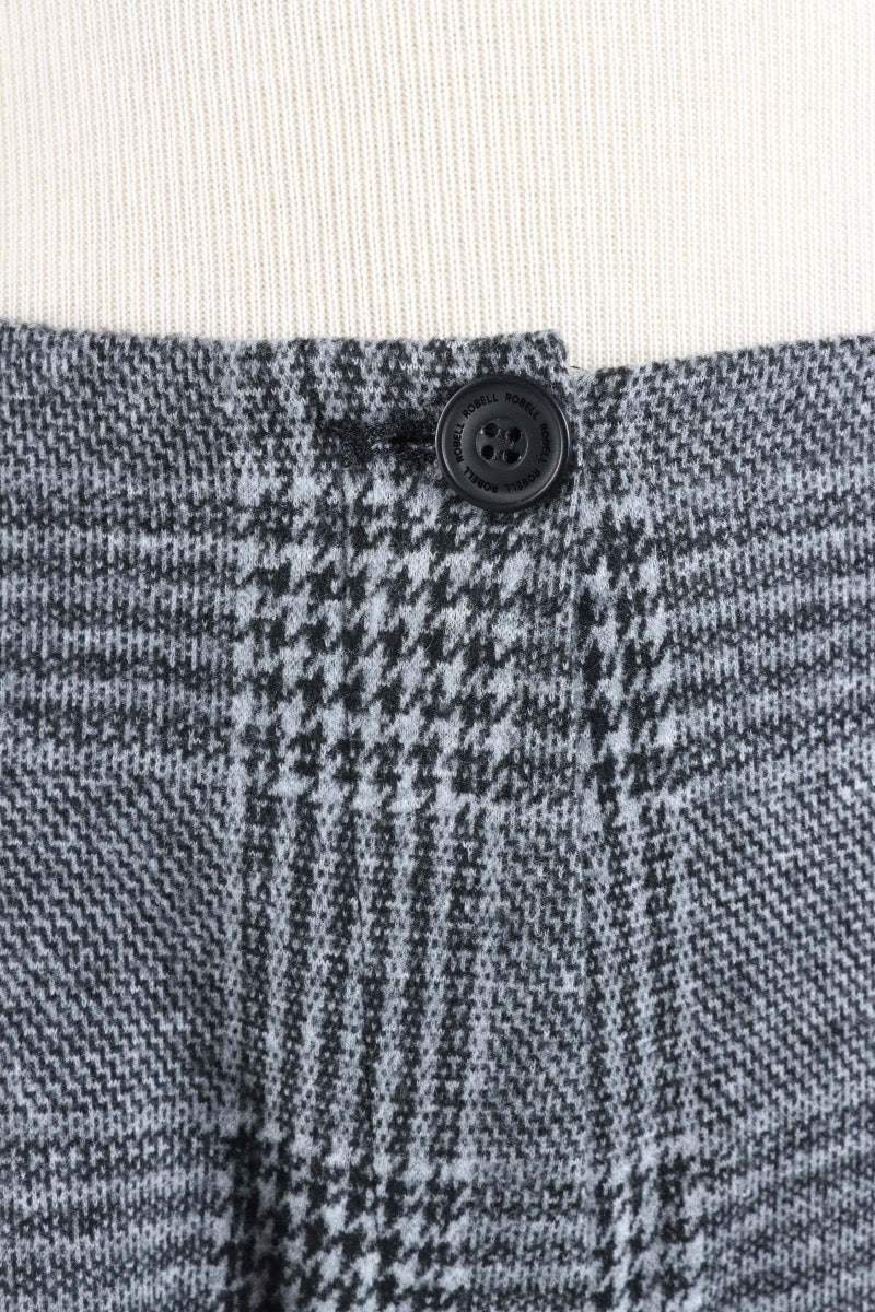 Lilly Trousers - Grey Plaid