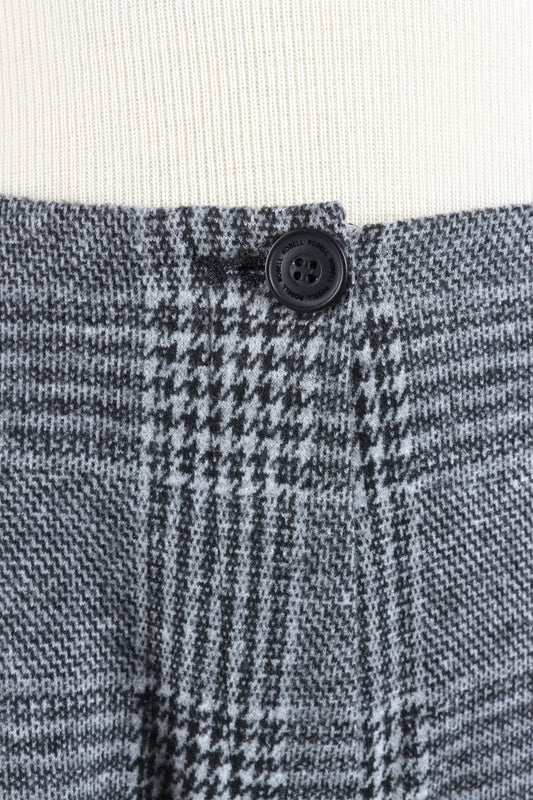 Lilly Trousers - Grey Plaid