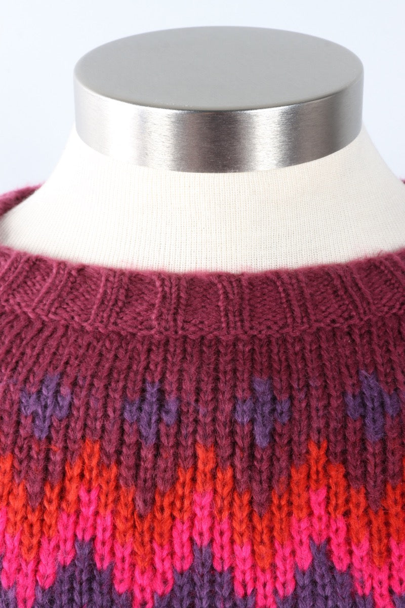 Jaxon Fair Isle - Plum