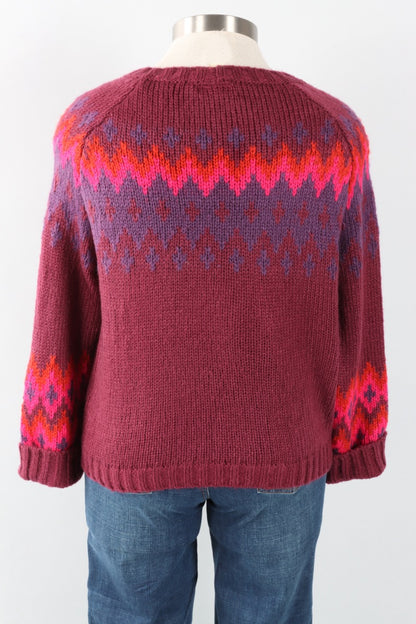 Jaxon Fair Isle - Plum