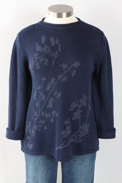Branches Sweater - Navy