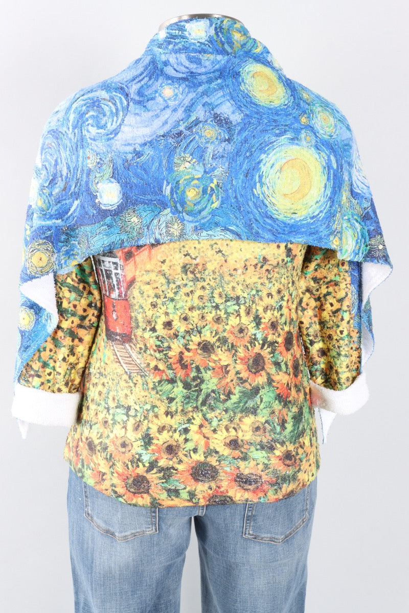 Terry Cloth V-Neck - Sun Field