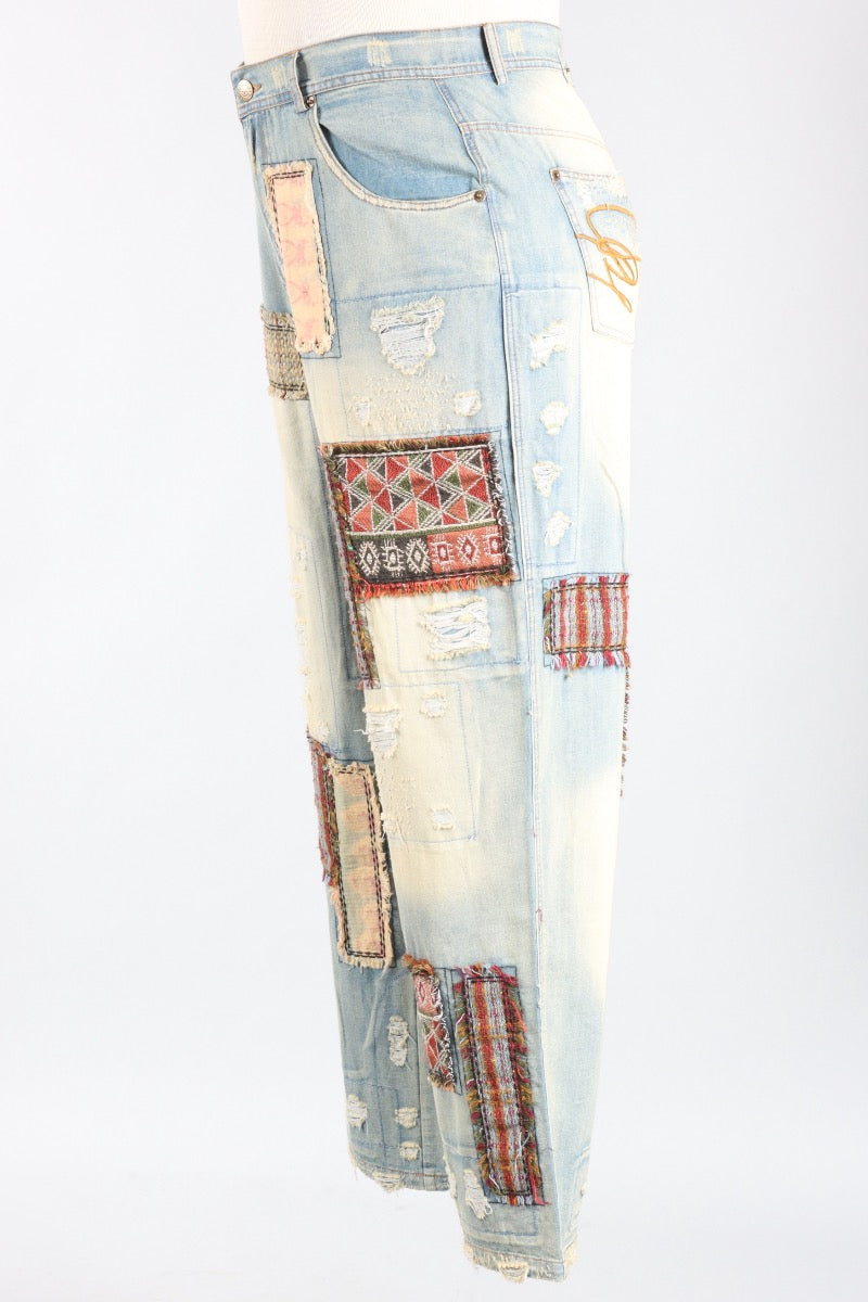 Peace & Love Jean - Patched