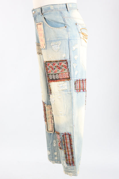 Peace & Love Jean - Patched