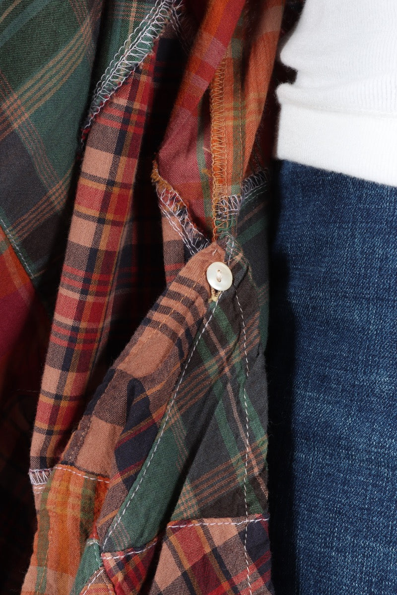 Look of Love Vest - Multi Color Plaid