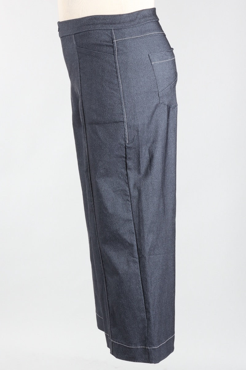 Davis Pant - Chambray Contrast