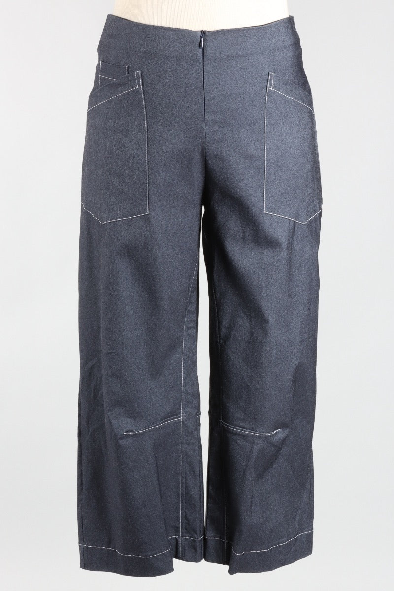 Rimini Pant - Chambray Contrast