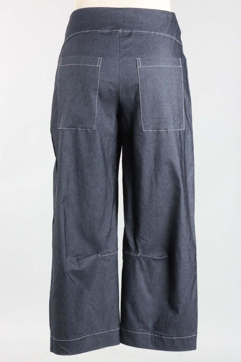Rimini Pant - Chambray Contrast