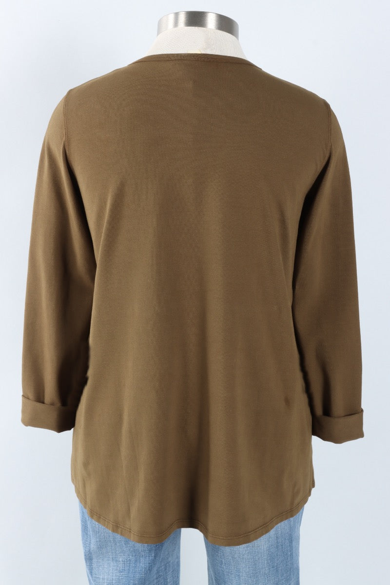 Stretch Knit A-Line Tunic - African