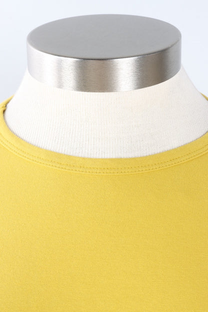 Stretch Knit A-Line Tunic - Mustard Green