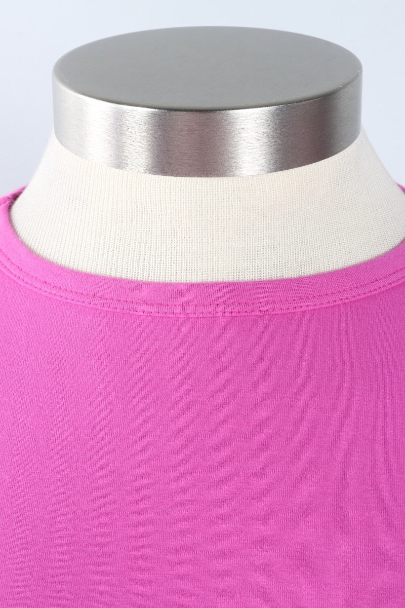 Stretch Knit A-Line Tunic - Very Berry