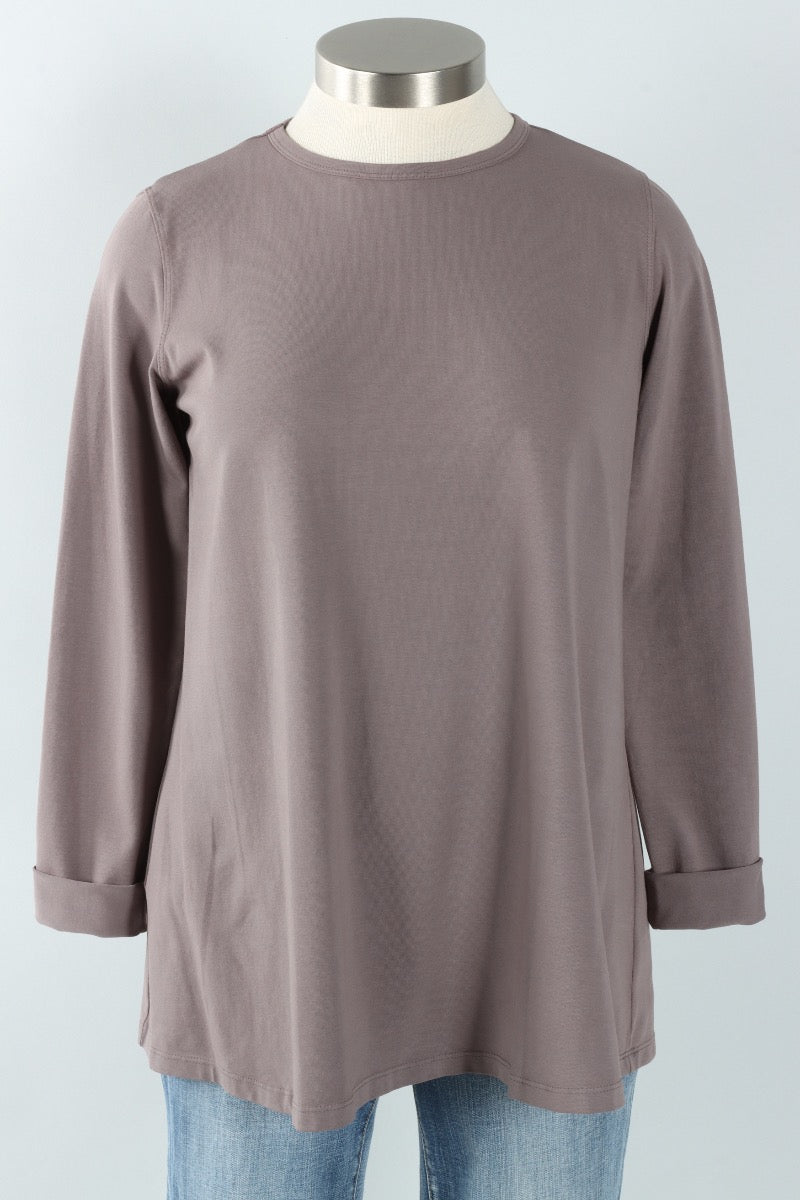 Stretch Knit A-Line Tunic - Eiffel Tower